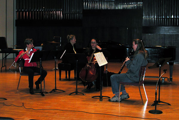 Tetradance rehearsal